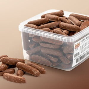 Chokoladebananer Bland-selv slik i kasser, 1,2 kg