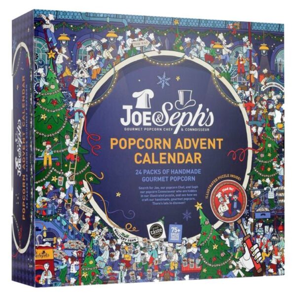 Joe & Sephs Gourmet Popcorn Julekalender (forudbestil)