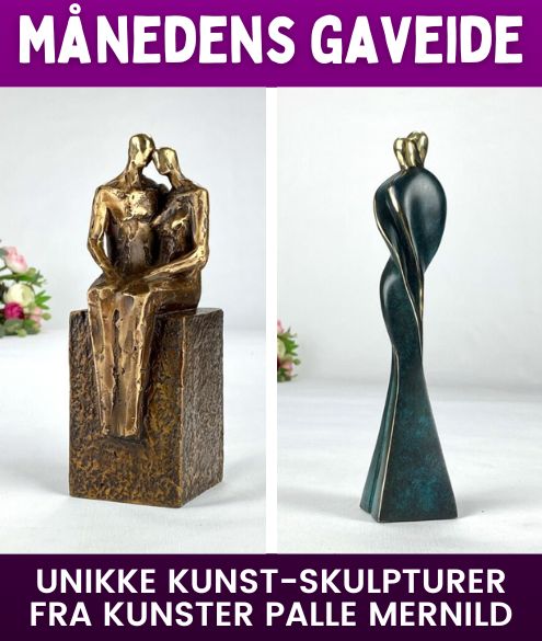 Skulpturer fra kunster Palle Mernild - Månedens gaveide