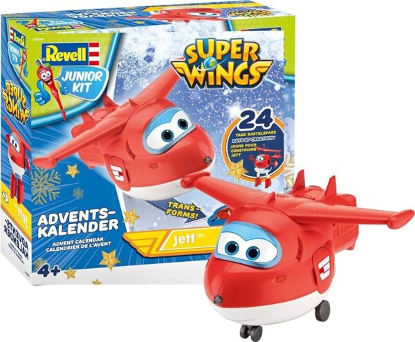 Revell - Junior Kit Super Wings Jett Julekalender - 01024