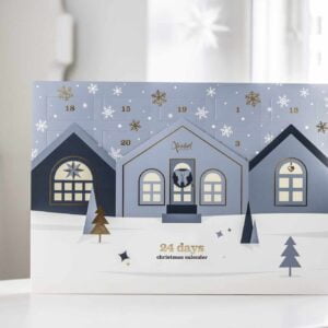 Snow crystal calendar for 1