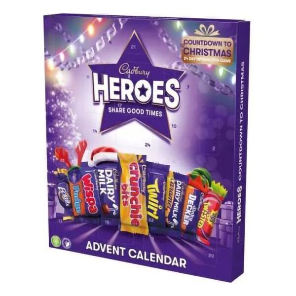 Cadbury Heroes Julekalender - 230 gram