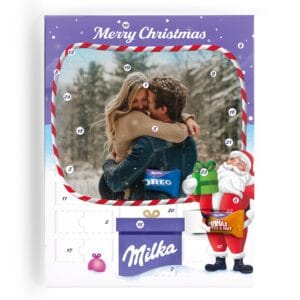 Chokolade julekalender - Milka Favourites stil