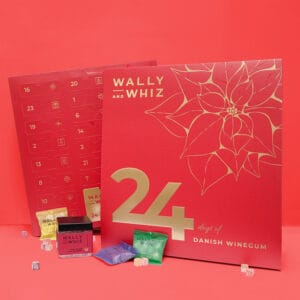 Julekalender vingummi Rød 2025 - Wally & Whiz